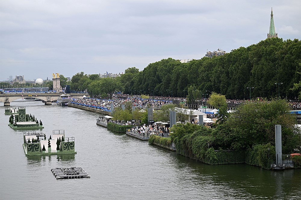 2024 Paris Olimpiyatları: Açılış töreninden kareler  - 6. Foto