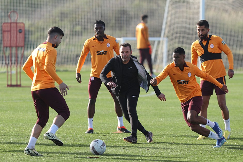 Galatasaray'da Hatayspor maçı hazırlıkları sürdü