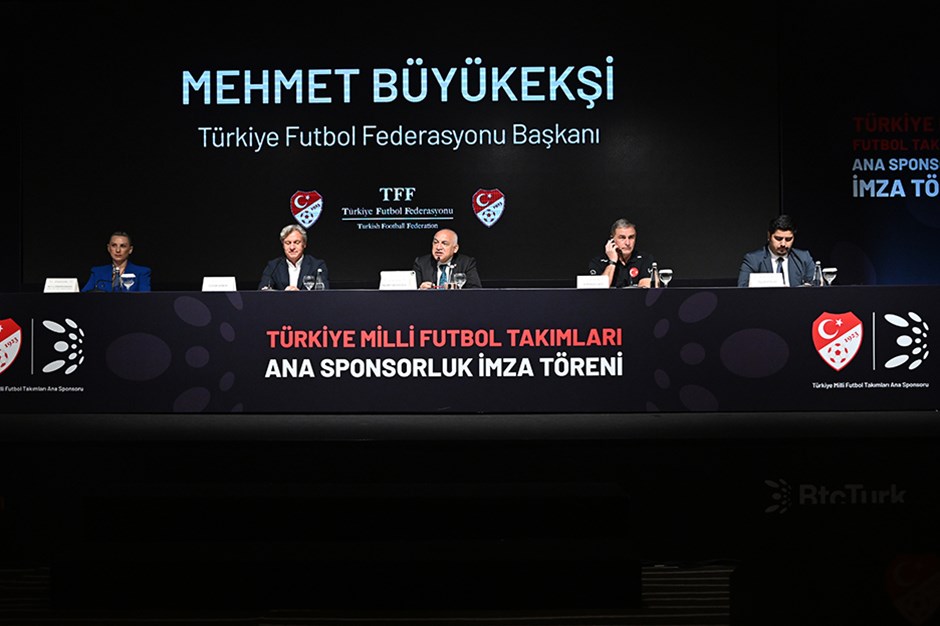 TFF'den milli takımlar için yeni sponsorluk anlaşması