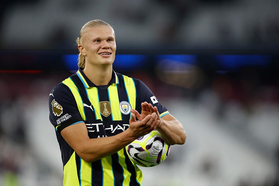 Erling Haaland'dan hat-trick: Manchester City'den Premier Lig'de 3'te 3