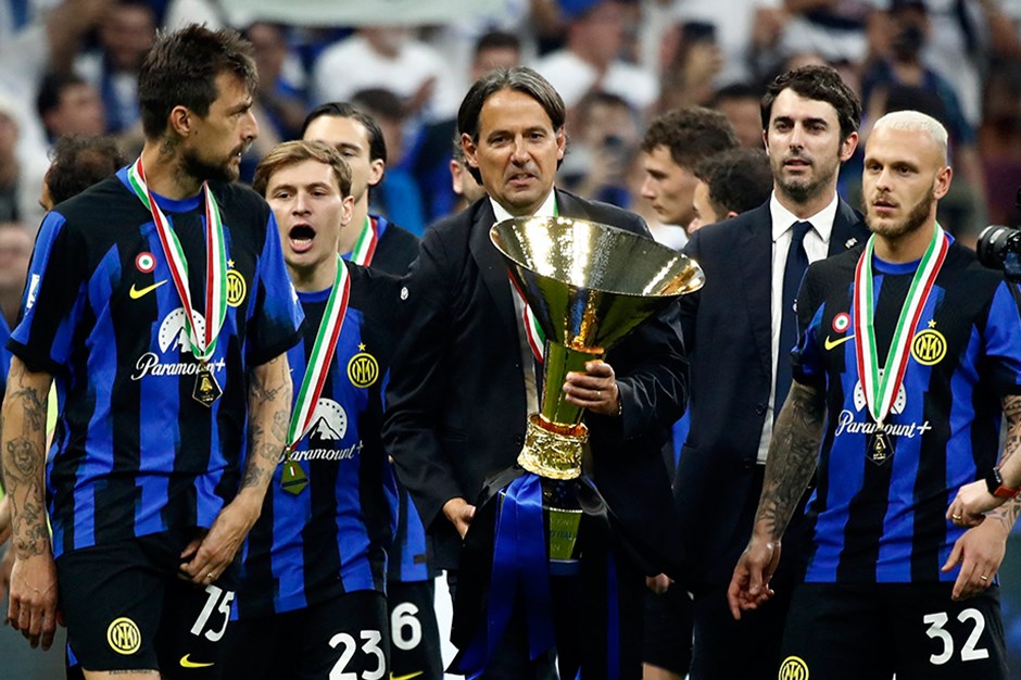 Serie A'da Inter şampiyonluk kupasını aldı