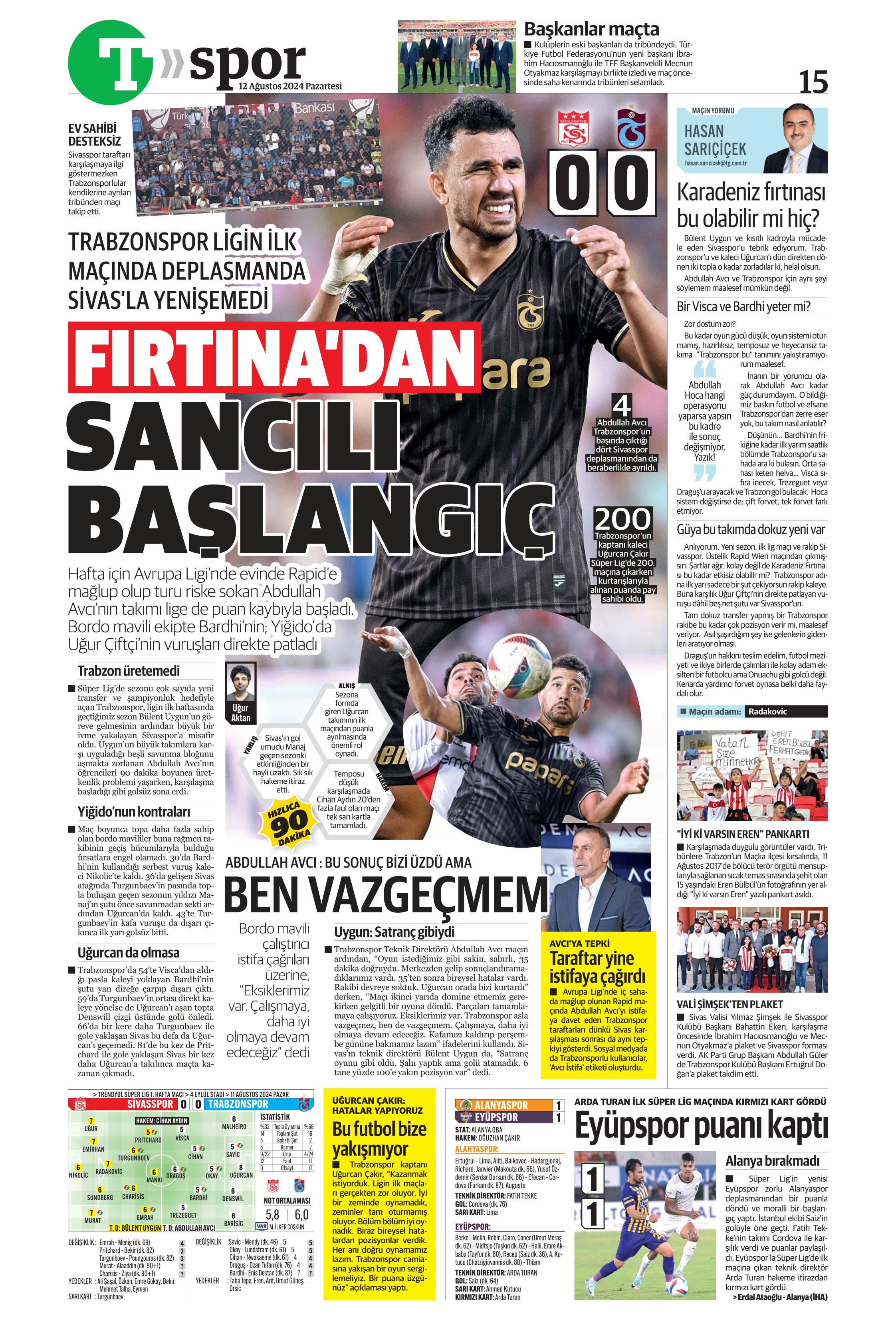 "Fenerbahçe'den 4 isim için İngiltere seferi" | Sporun manşetleri  - 41. Foto