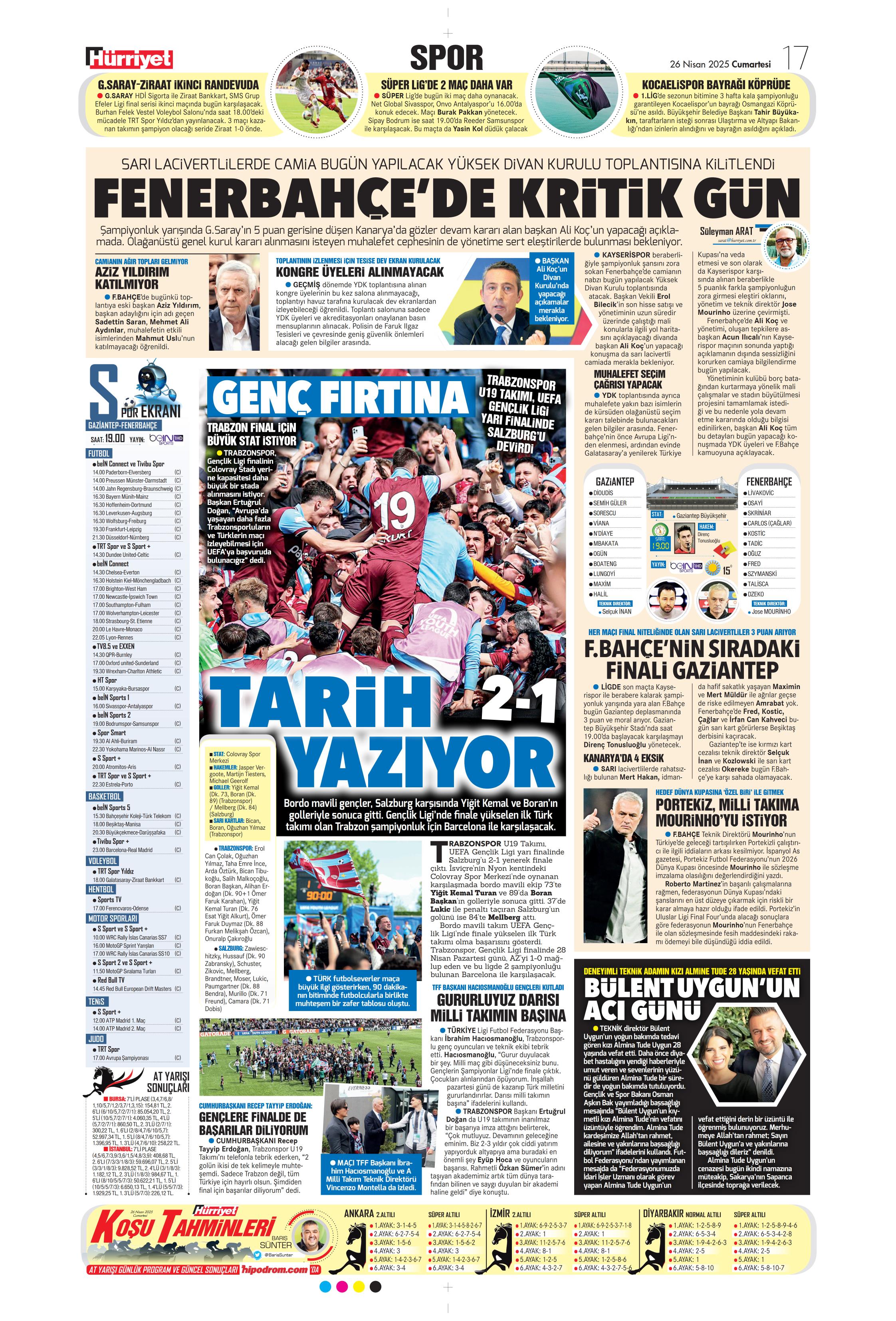 "Vlahovic'le ilk temas" | Sporun manşetleri  - 19. Foto
