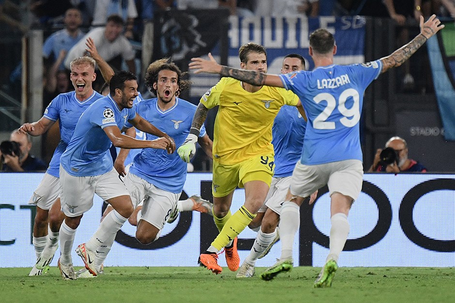 Lazio, Atletico Madrid karşısında 90+5'te kalecisinin golüyle 1 puanı kaptı