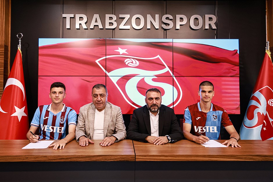 Trabzonspor'da iki futbolcuya 5'er yıllık sözleşme