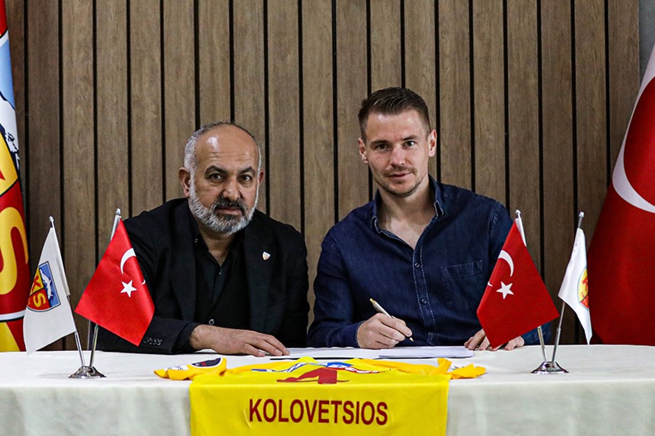 Kayserispor'dan Kolovetsios'a yeni sözleşme