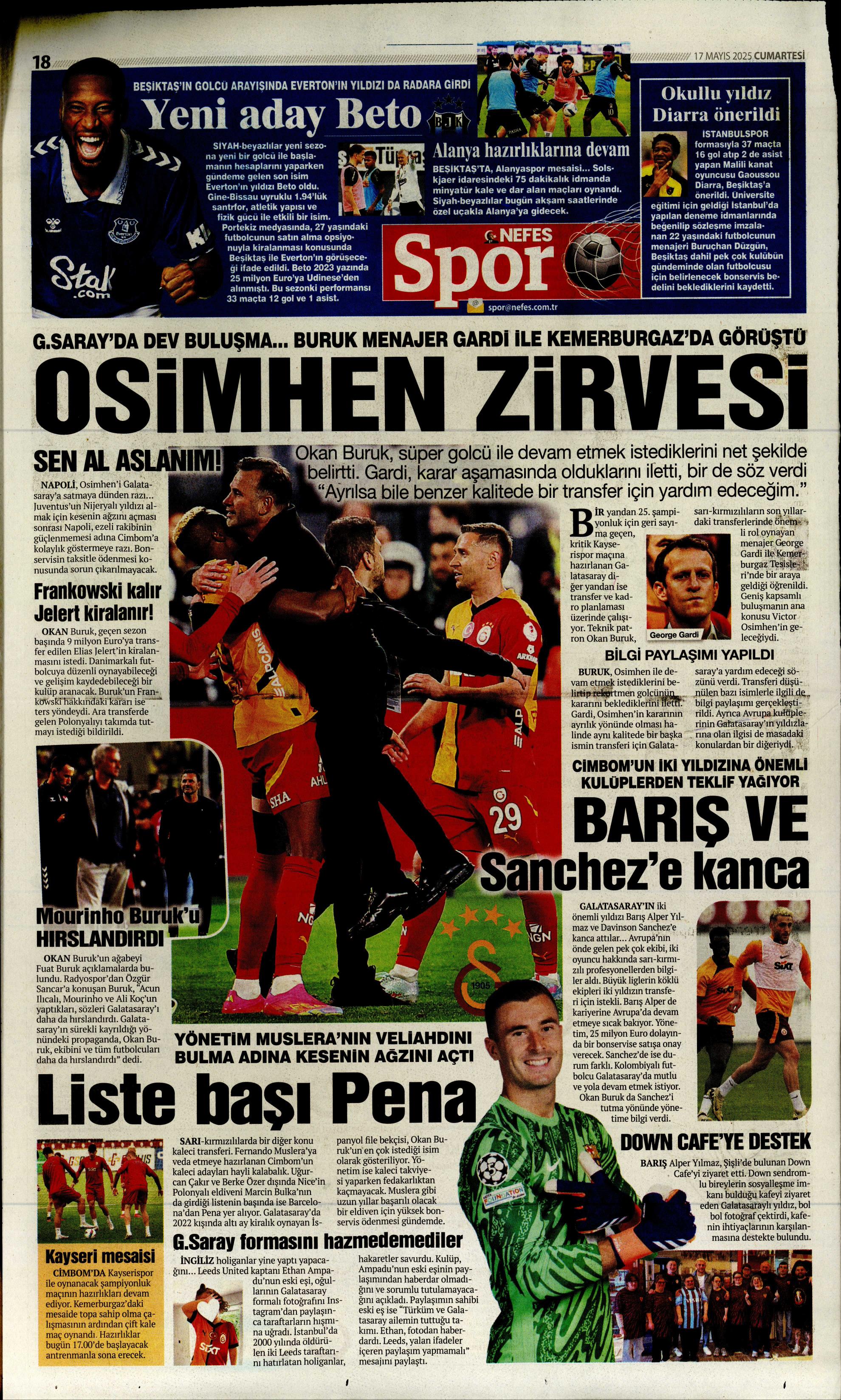 "Osimhen çılgınlığı" | Sporun manşetleri  - 23. Foto