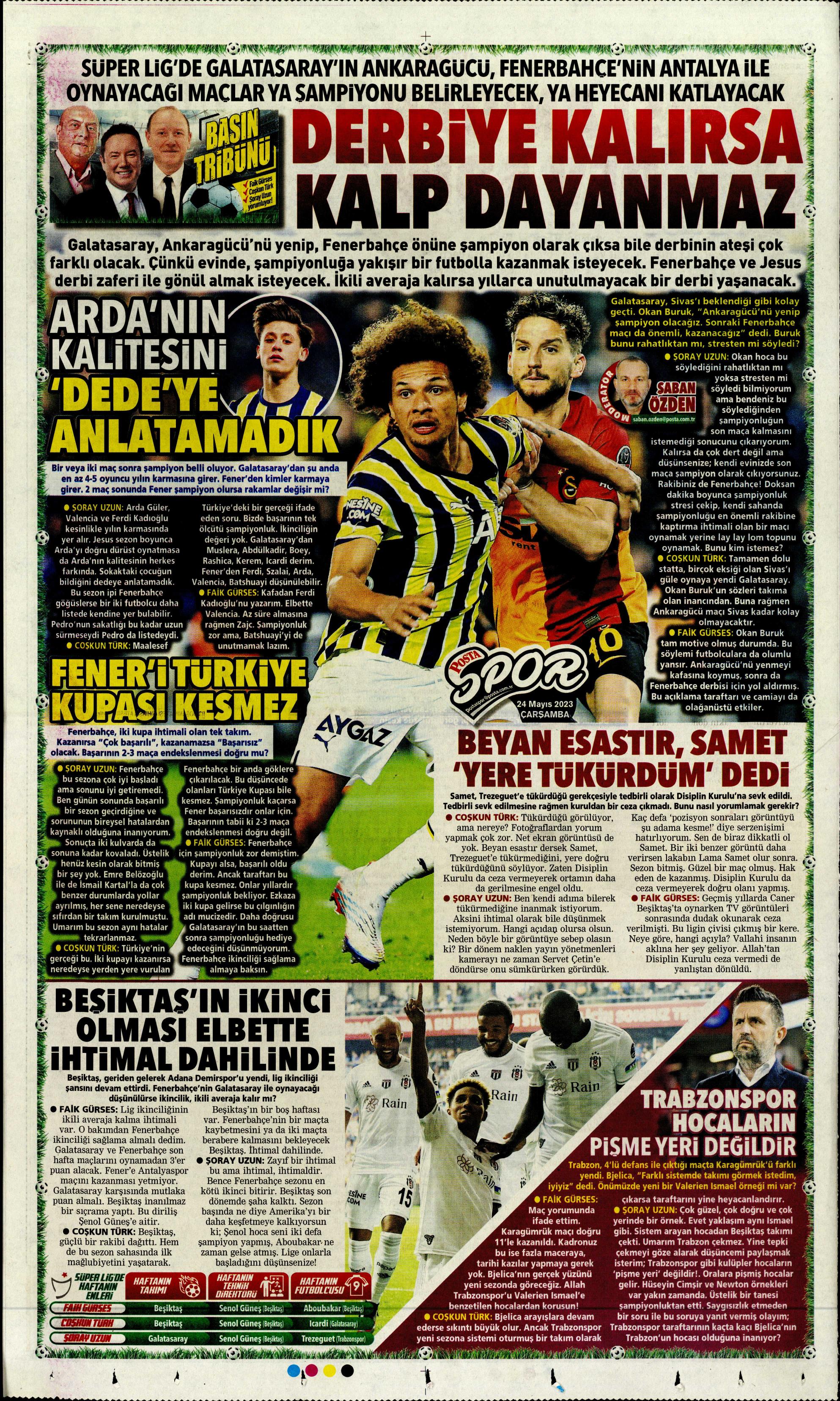 "Aslan'da taarruz başladı" | Sporun Manşetleri  - 28. Foto