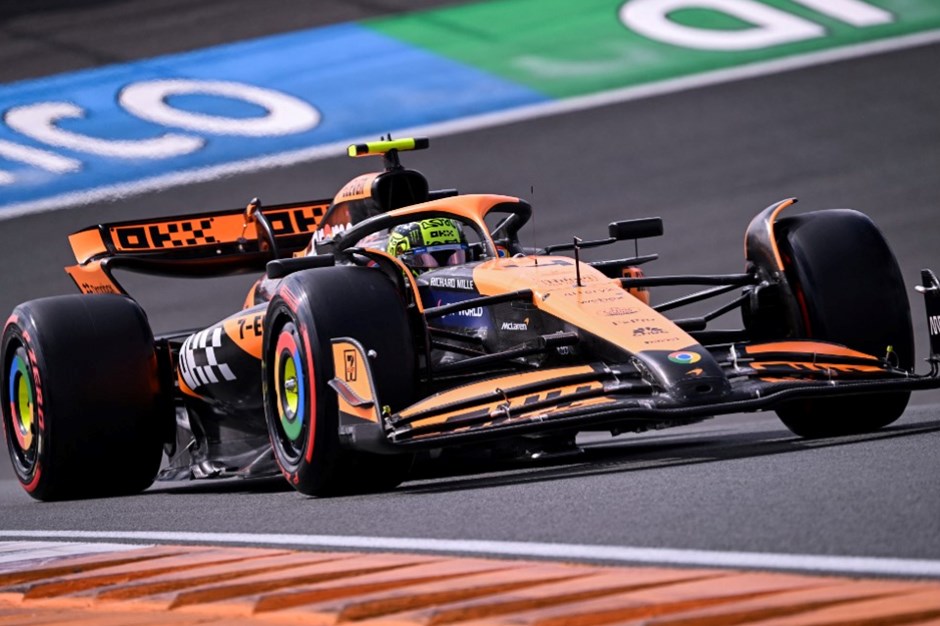 F1 Hollanda Grand Prix'sinde pole pozisyonu Lando Norris'in