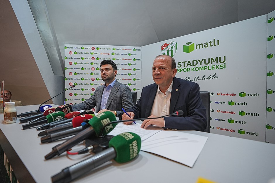 Bursaspor'dan 40 milyon TL'lik stadyum sponsorluğu anlaşması