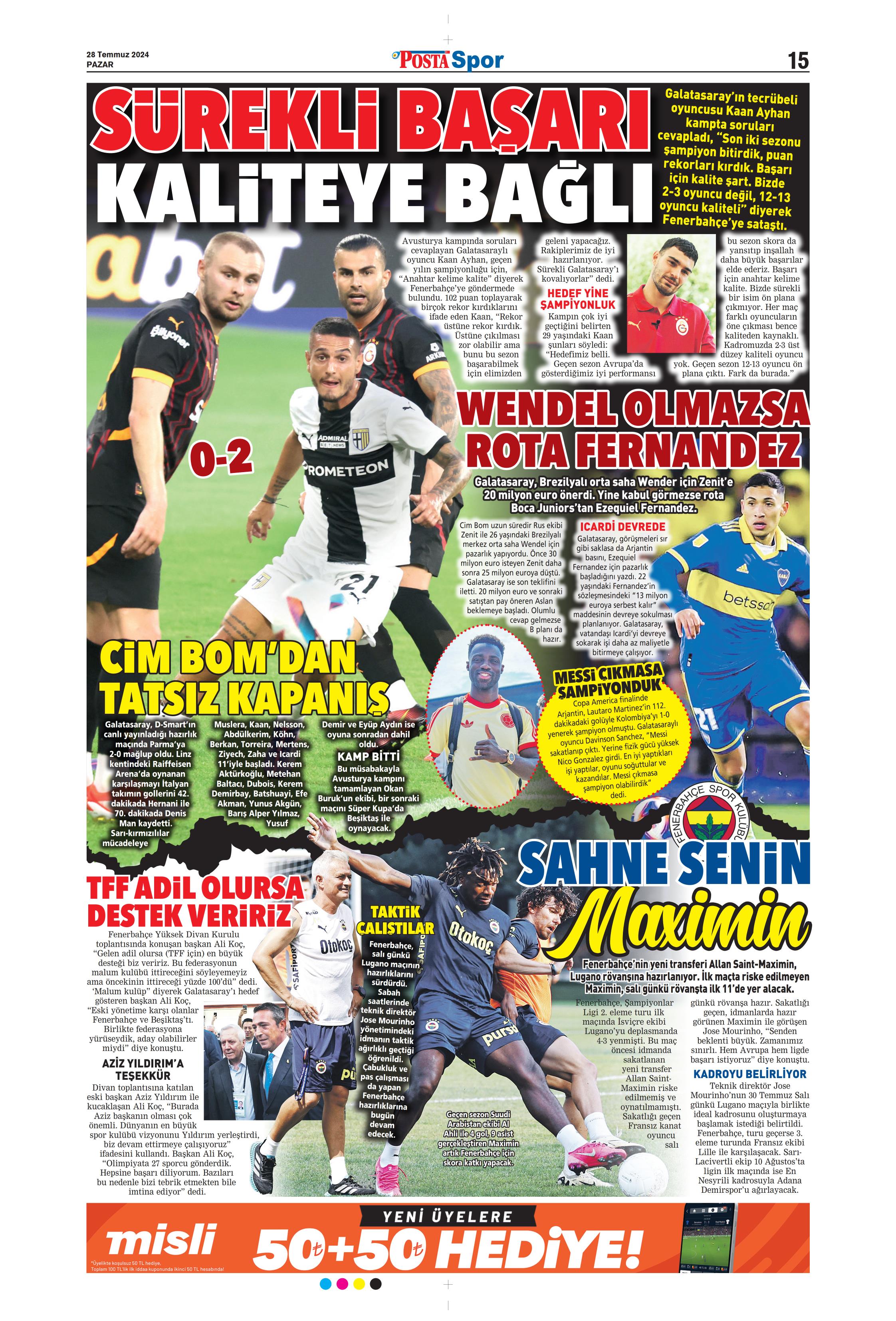 "Aslan'da rota Gravenberch" | Sporun Manşetleri (28 Temmuz 2024)  - 20. Foto