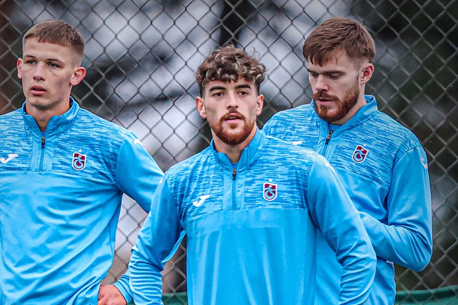 Trabzonspor günü çifte antrenmanla tamamladı