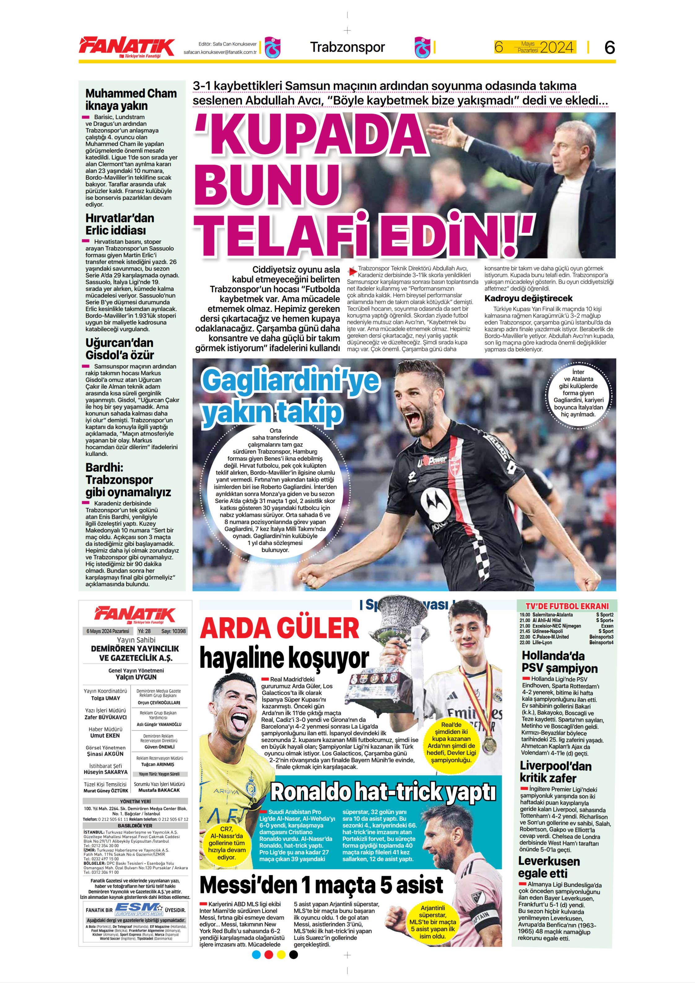 "İlk tercih Rafa Silva" | Sporun Manşetleri  - 9. Foto
