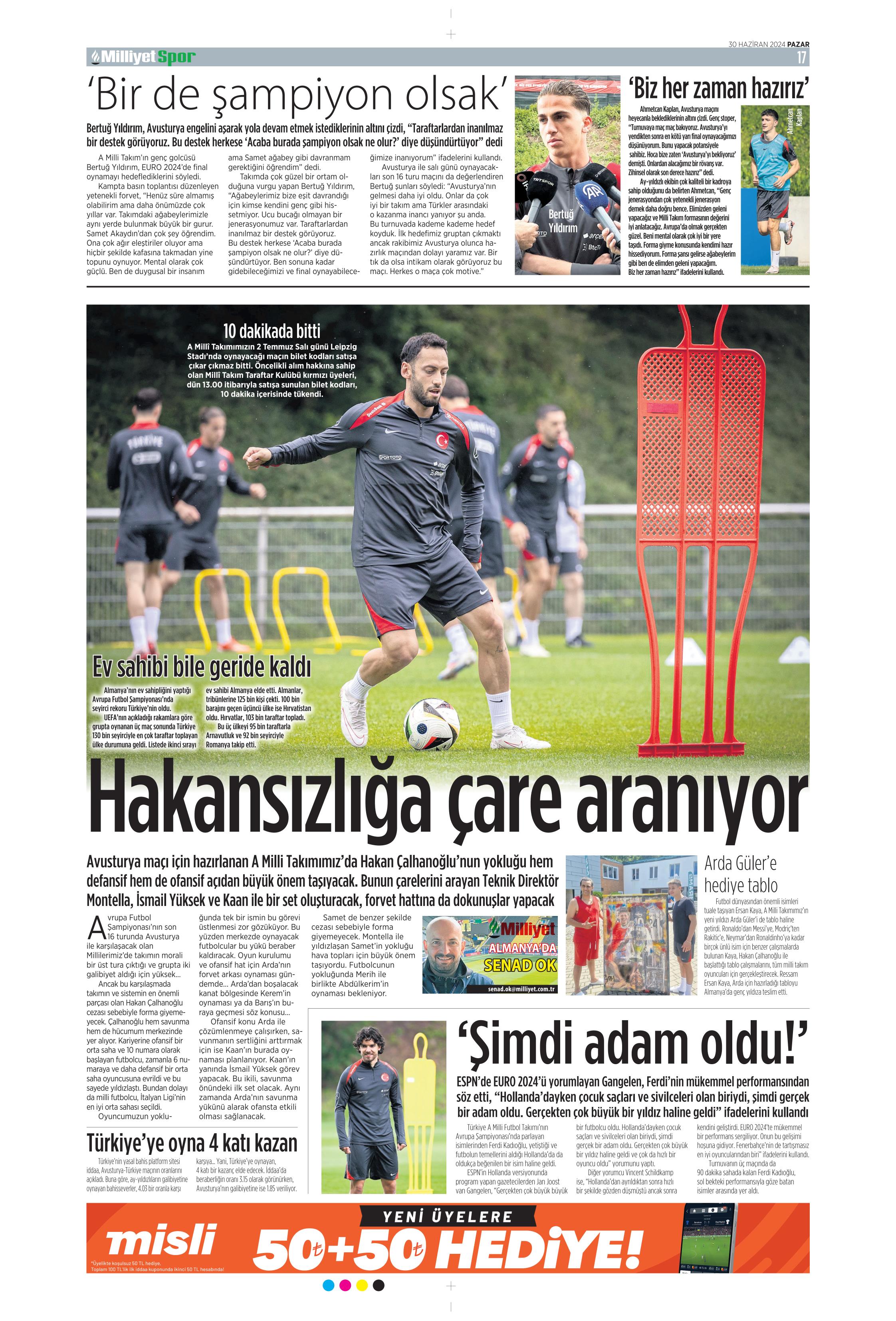 "Galatasaray'dan Goretzka seferi" | Sporun Manşetleri (30 Haziran 2024)  - 25. Foto