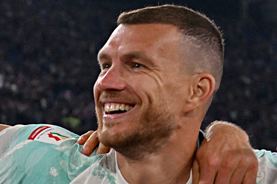 Edin Dzeko'nun Fenerbahçe sorusuna tavrı dikkat çekti