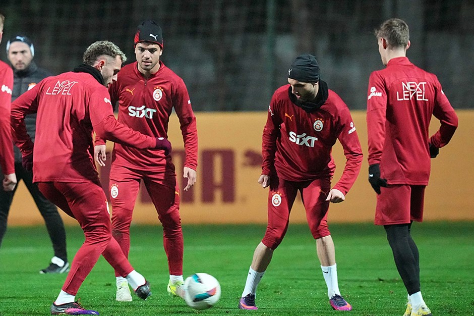 Galatasaray, Göztepe maçının taktiğini çalıştı