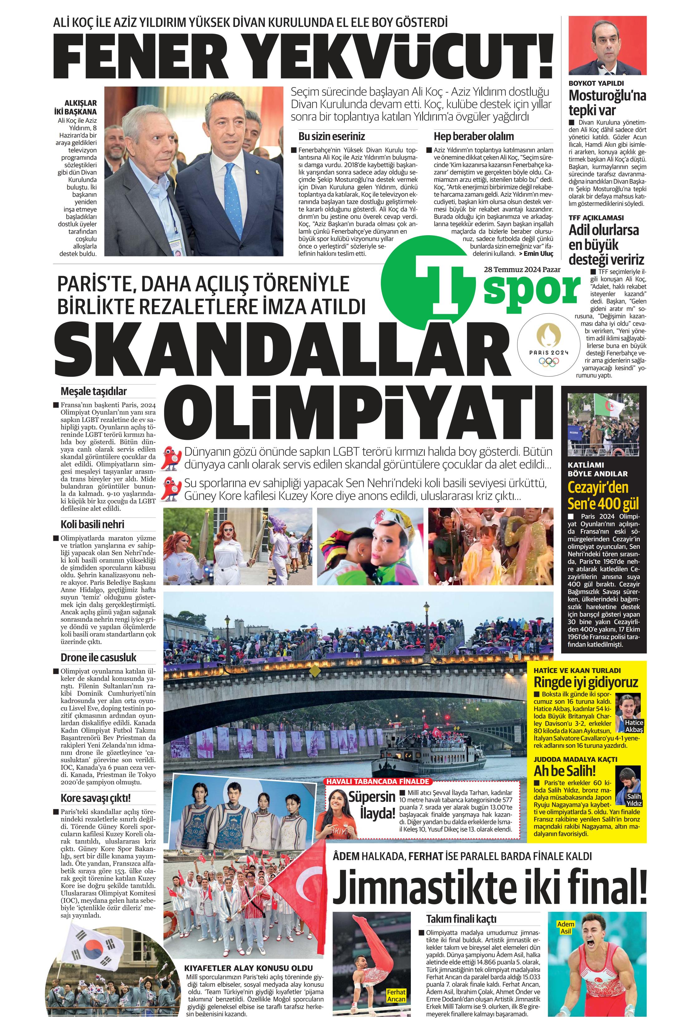 "Aslan'da rota Gravenberch" | Sporun Manşetleri (28 Temmuz 2024)  - 34. Foto