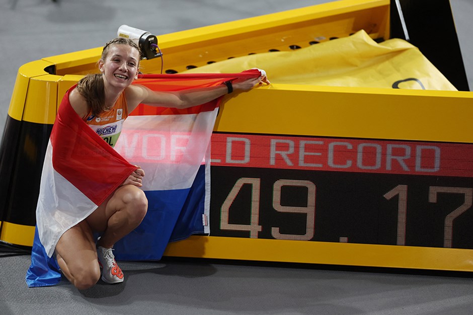 Hollandalı atlet rekor geliştirdi