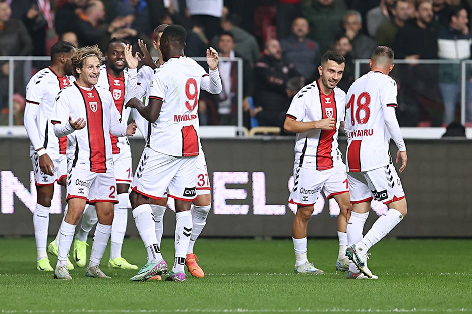 Süper Lig'de Samsunspor fırtınası devam ediyor