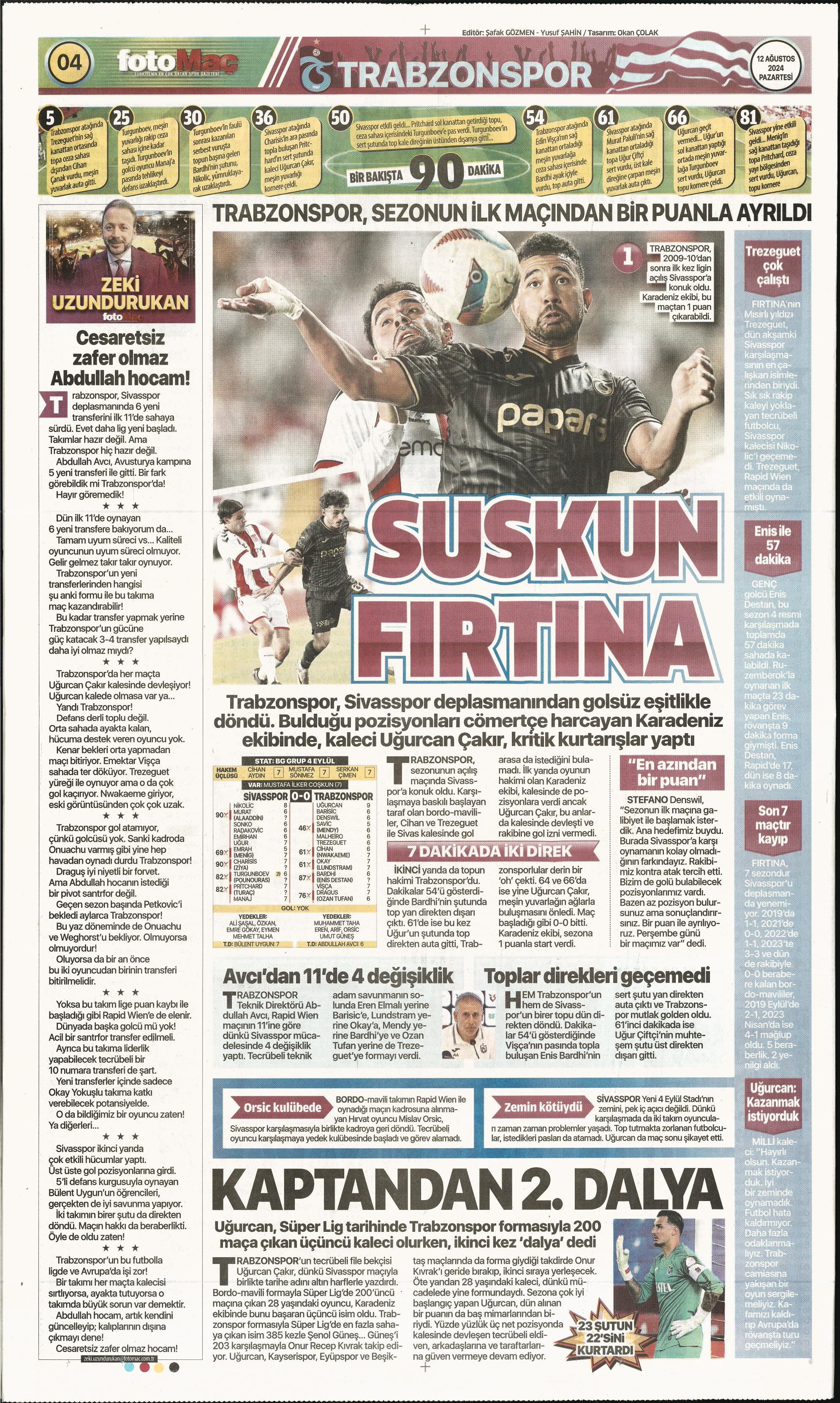 "Fenerbahçe'den 4 isim için İngiltere seferi" | Sporun manşetleri  - 13. Foto