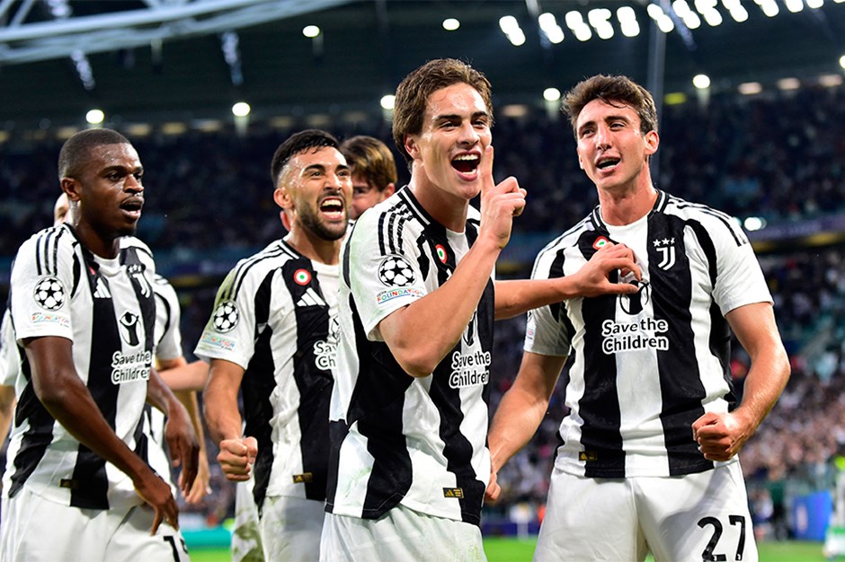 Gol perdesini Kenan Yıldız açtı: Juventus, Şampiyonlar Ligi'ne galibiyetle başladı