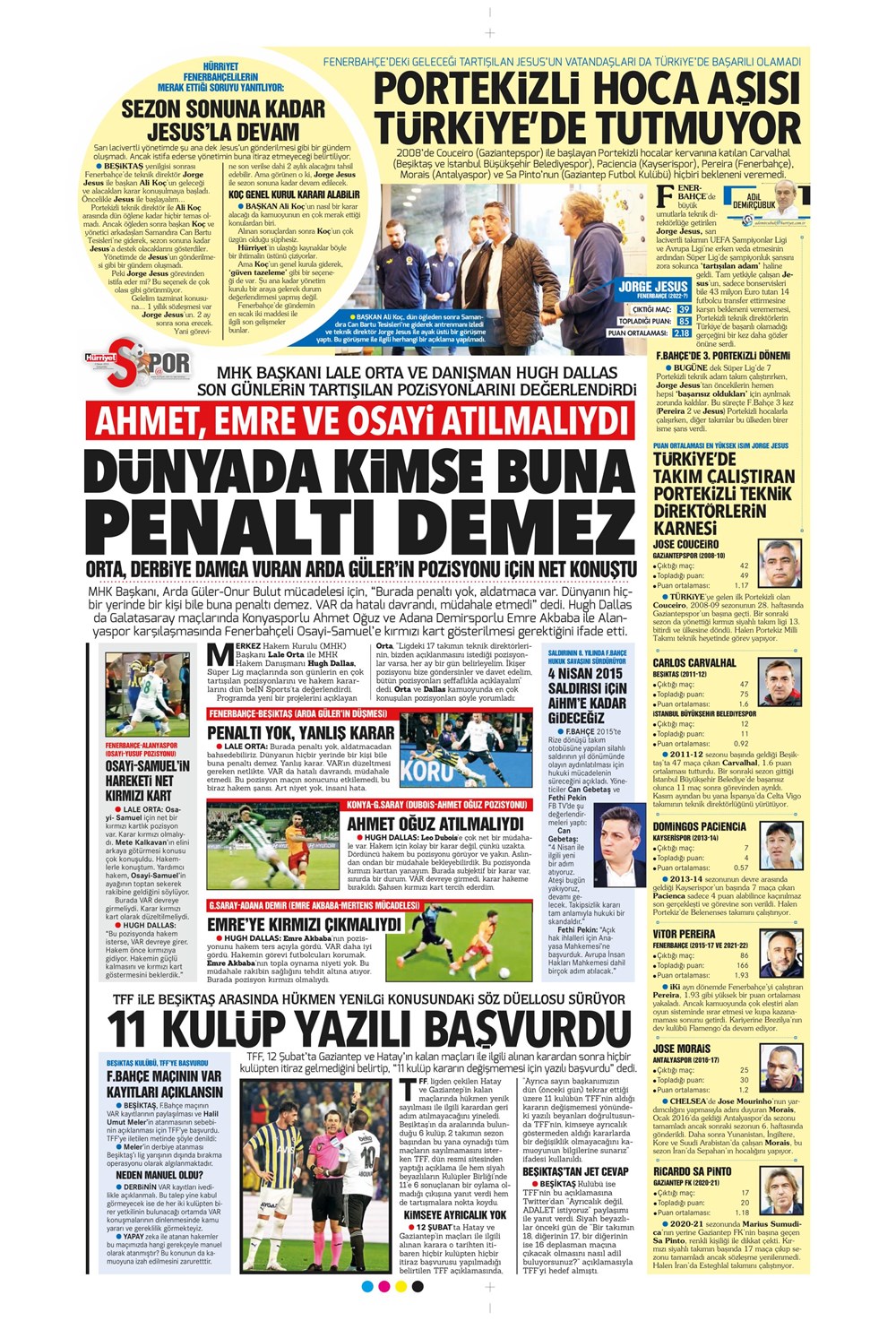 "Dünyada kimse buna penaltı demez" - Sporun manşetleri (5 Nisan 2023)  - 19. Foto