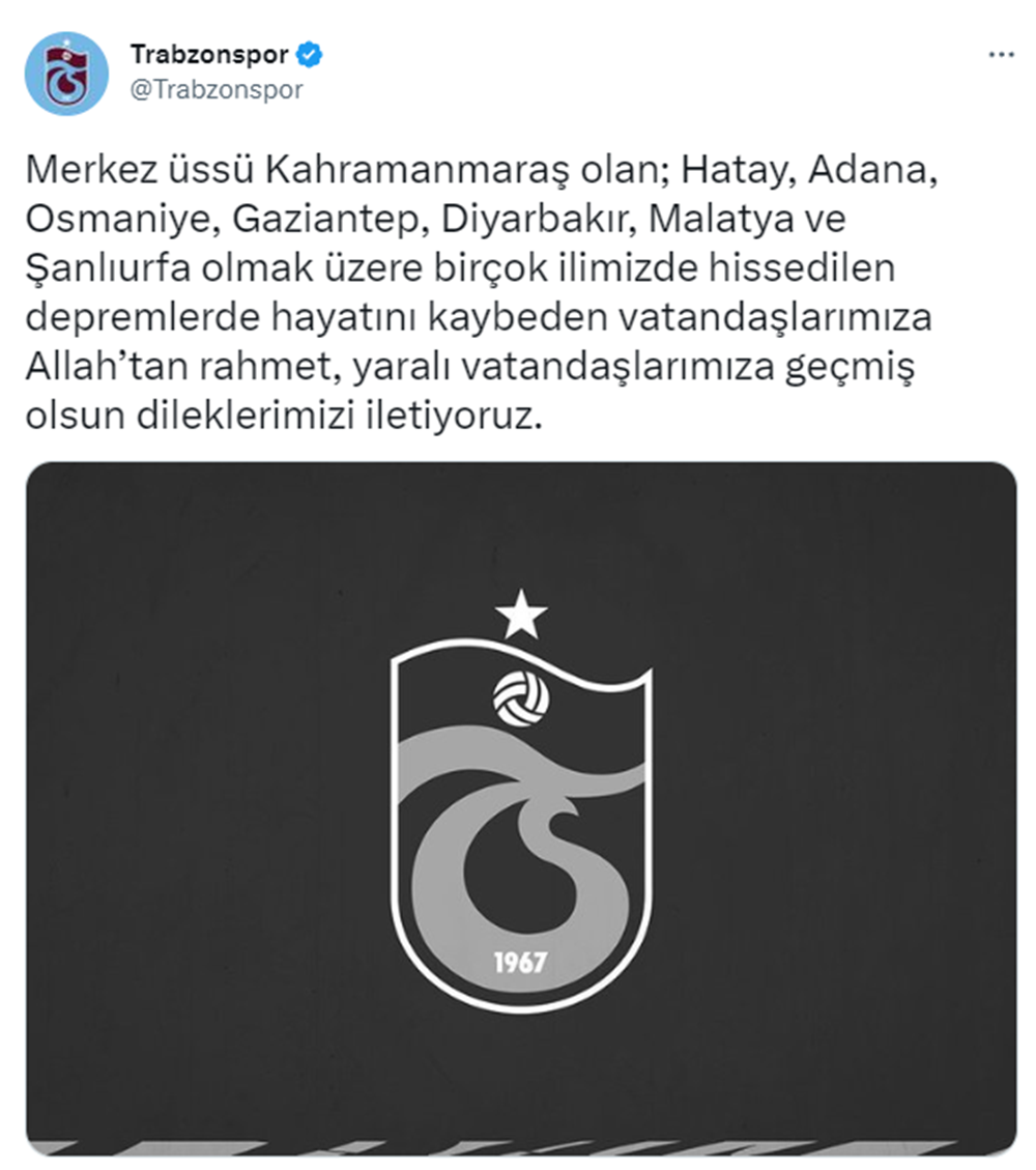 TFF ve Süper Lig kulüplerinden geçmiş olsun mesajı  - 14. Foto