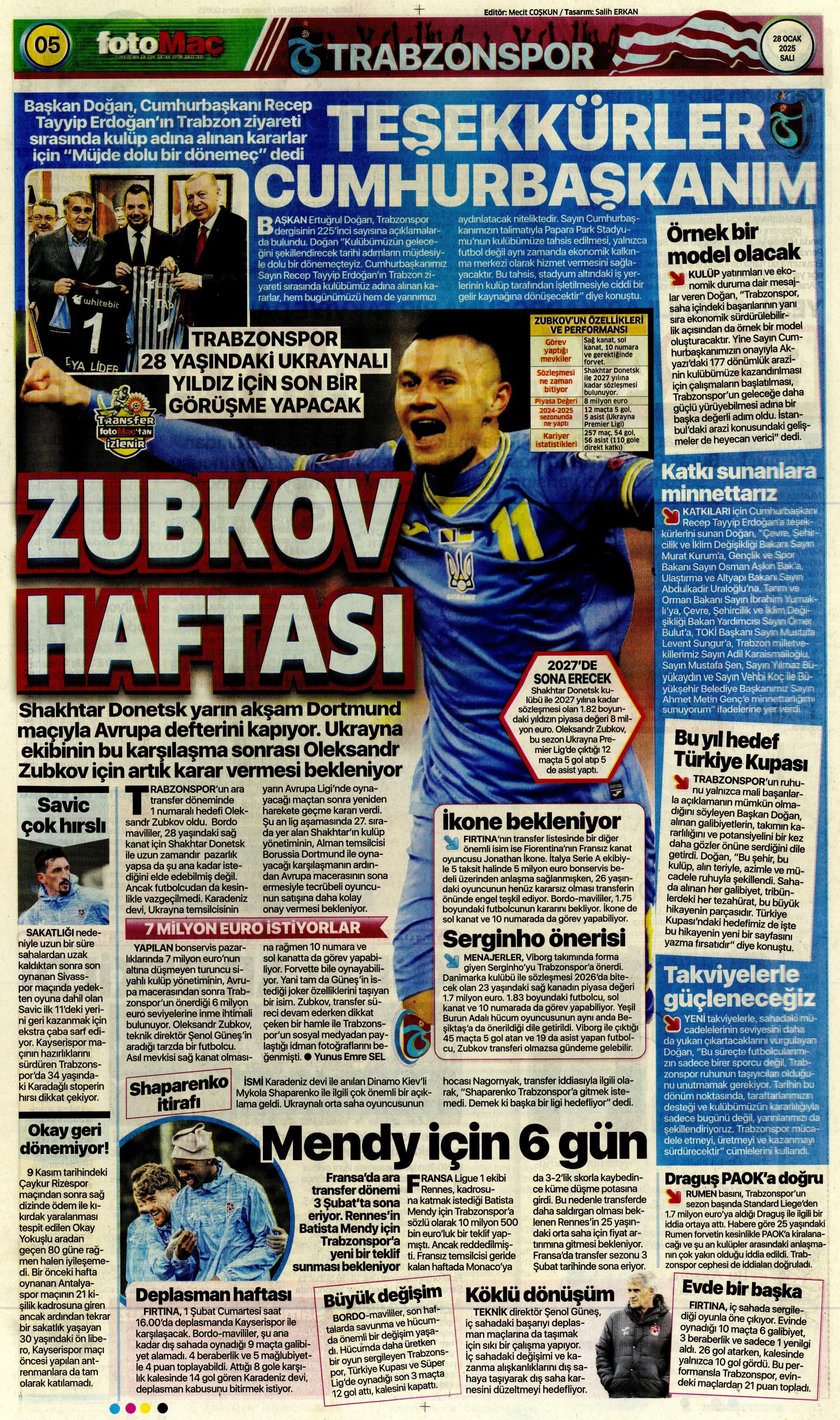 "Sıradaki transfer sol bek" | Sporun manşetleri  - 11. Foto