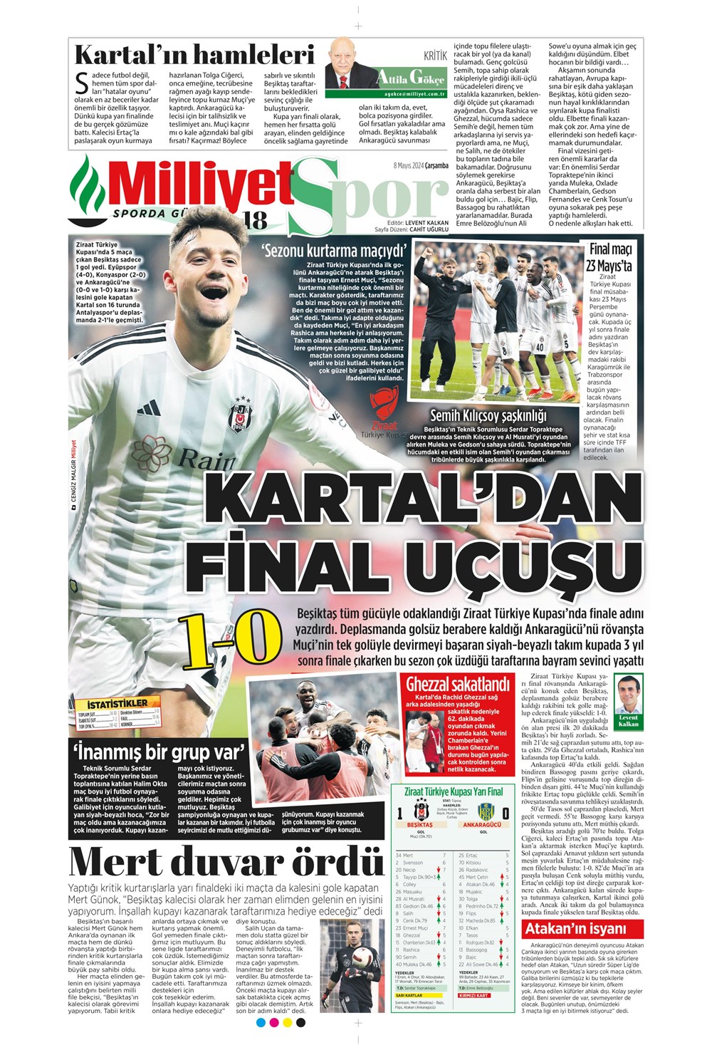 "Fenerbahçe'de deli sorular" | Sporun manşetleri (8 Mayıs 2024)  - 19. Foto