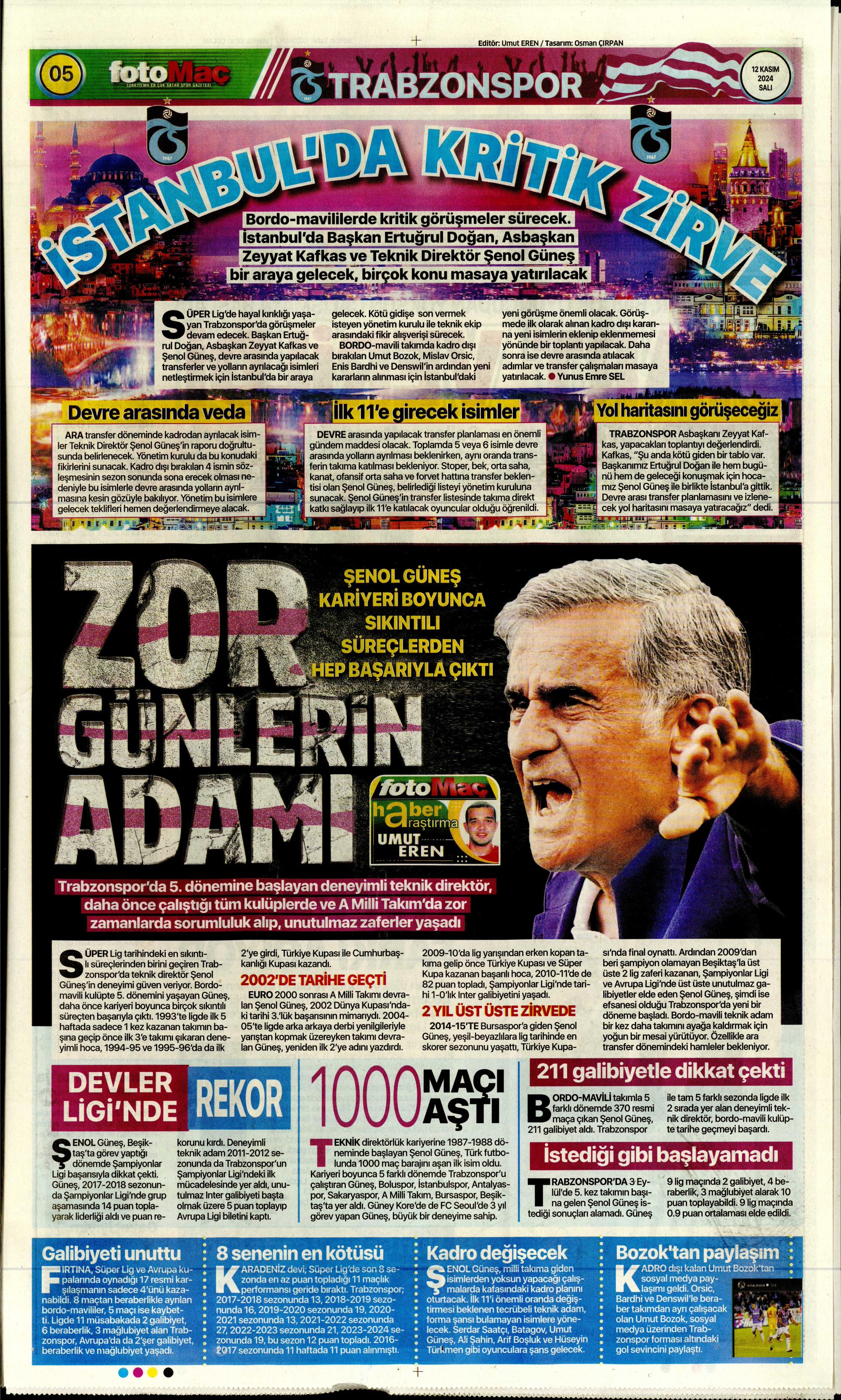 "Listenin başında onlar var: Talisca & Brown" | Sporun manşetleri (12 Kasım 2024)  - 14. Foto