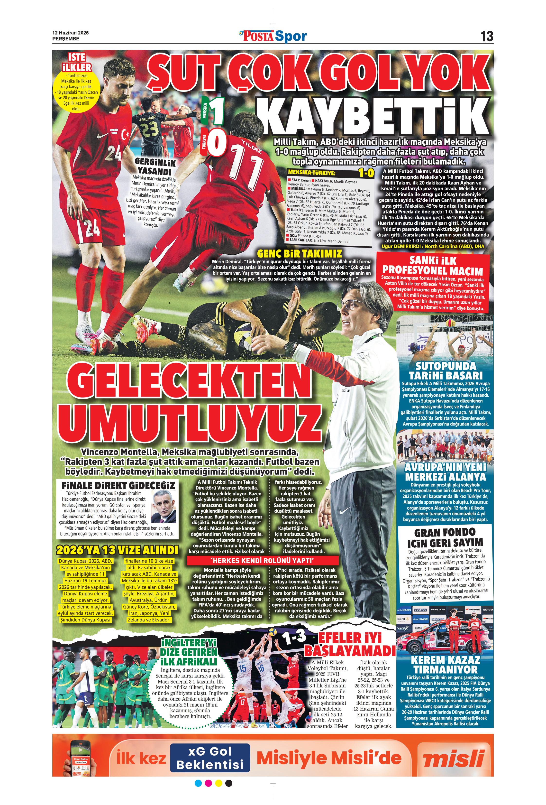 "Osimhen'in yerine En-Nesyri" | Sporun manşetleri (12 Haziran 2025)  - 30. Foto