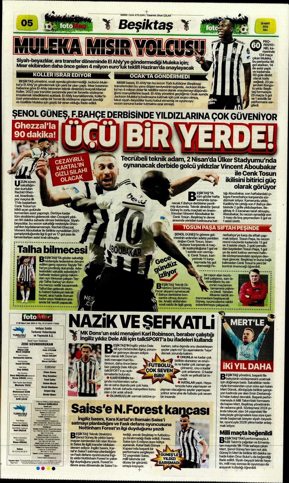 "Vurduğumuz gol olsun" - Sporun manşetleri - 15. Foto
