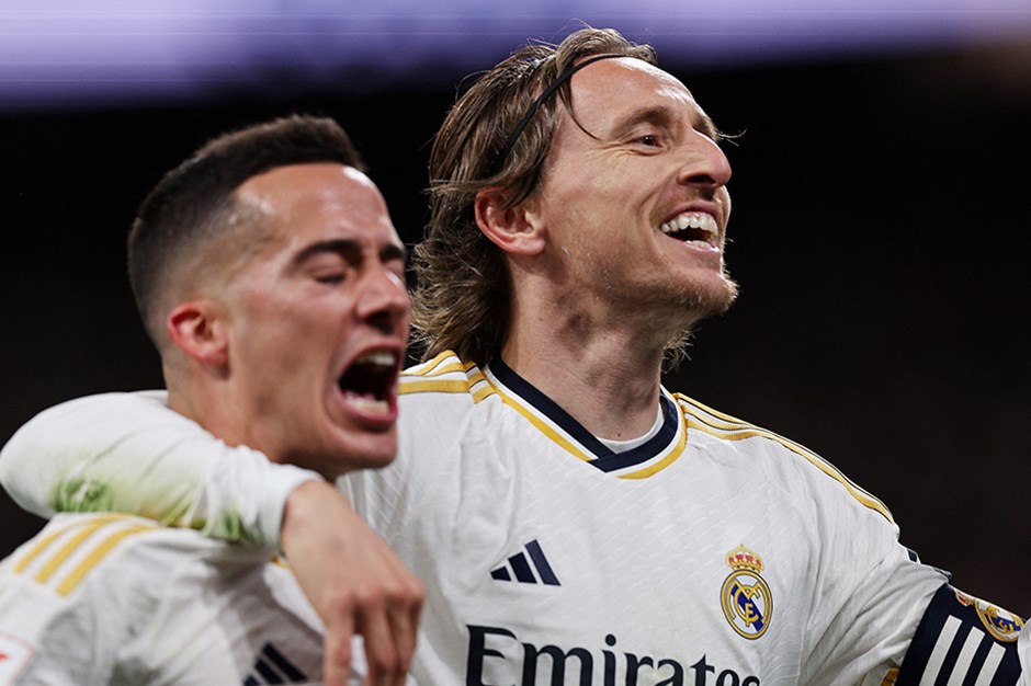 Real Madrid'in kahramanı Luka Modric'e 6 dakika yetti 