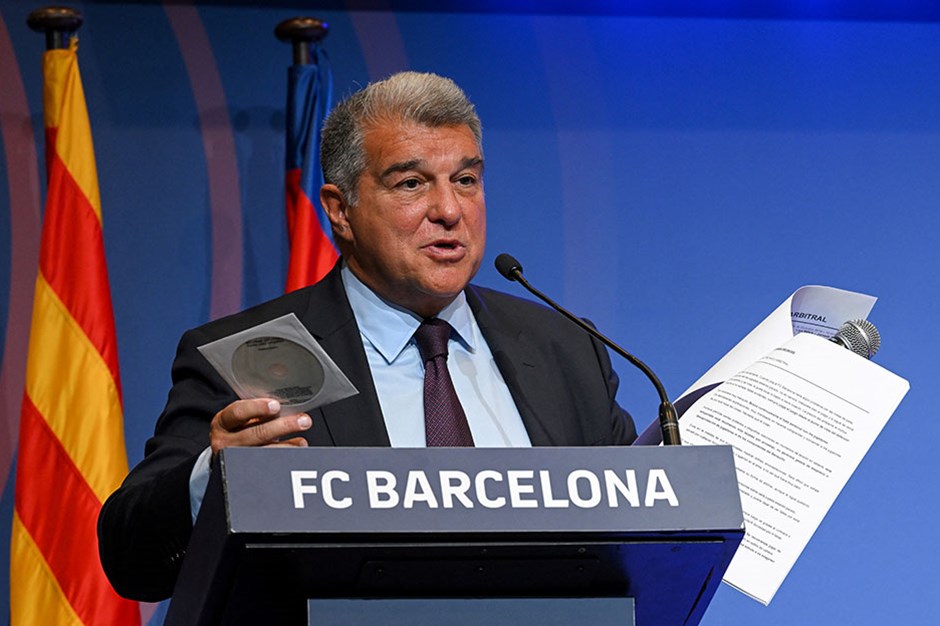 Barcelona Başkanı Joan Laporta: "Real Madrid gibi bir kulübün, Negreira davasına dahil olması şaka gibi"
