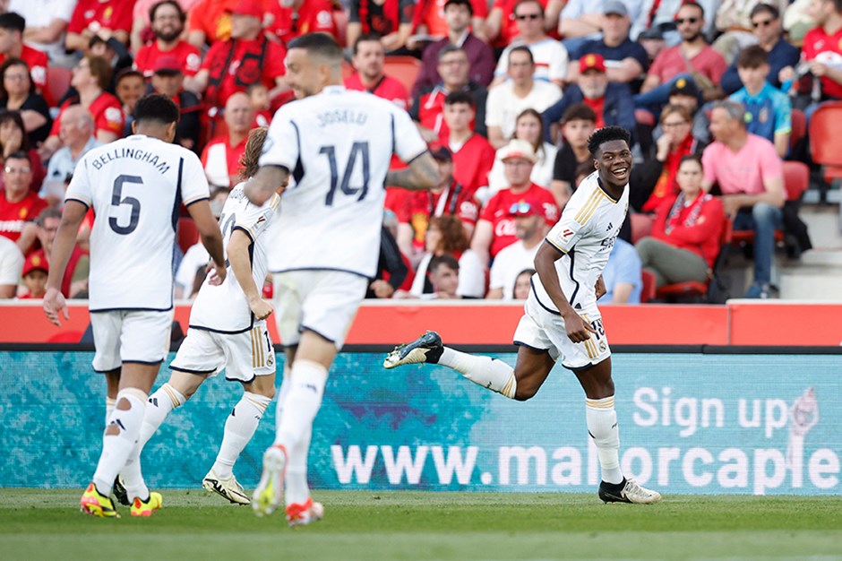 Real Madrid, Mallorca deplasmanında Tchouameni'nin golüyle kazandı