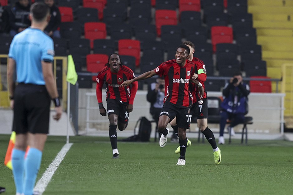 Gaziantep FK sahasında tek golle 3 puana uzandı