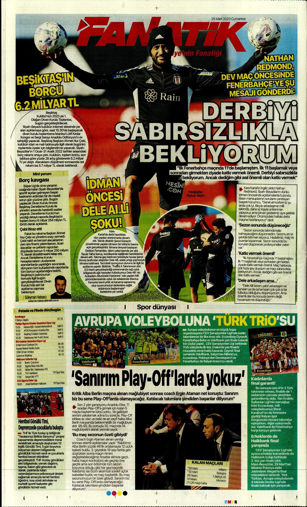 "Yeni bir başlangıç" - Sporun manşetleri - 9. Foto