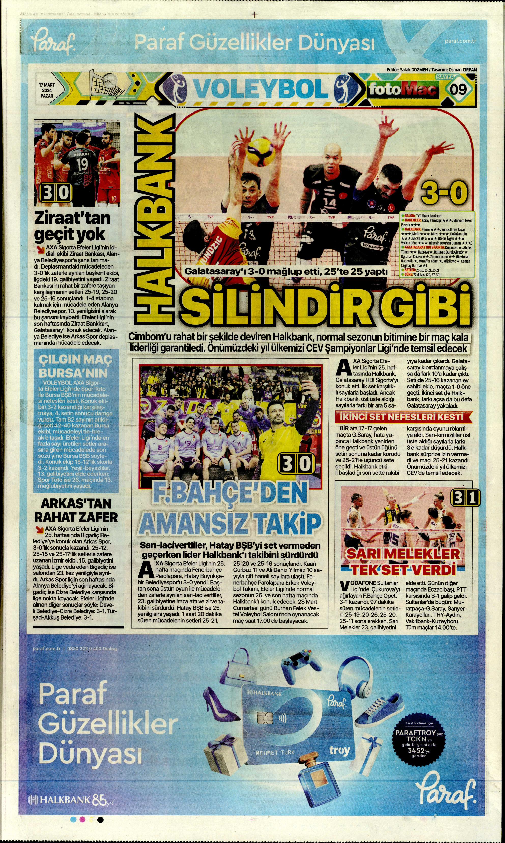 "Dramatik son" | Sporun Manşetleri  - 20. Foto