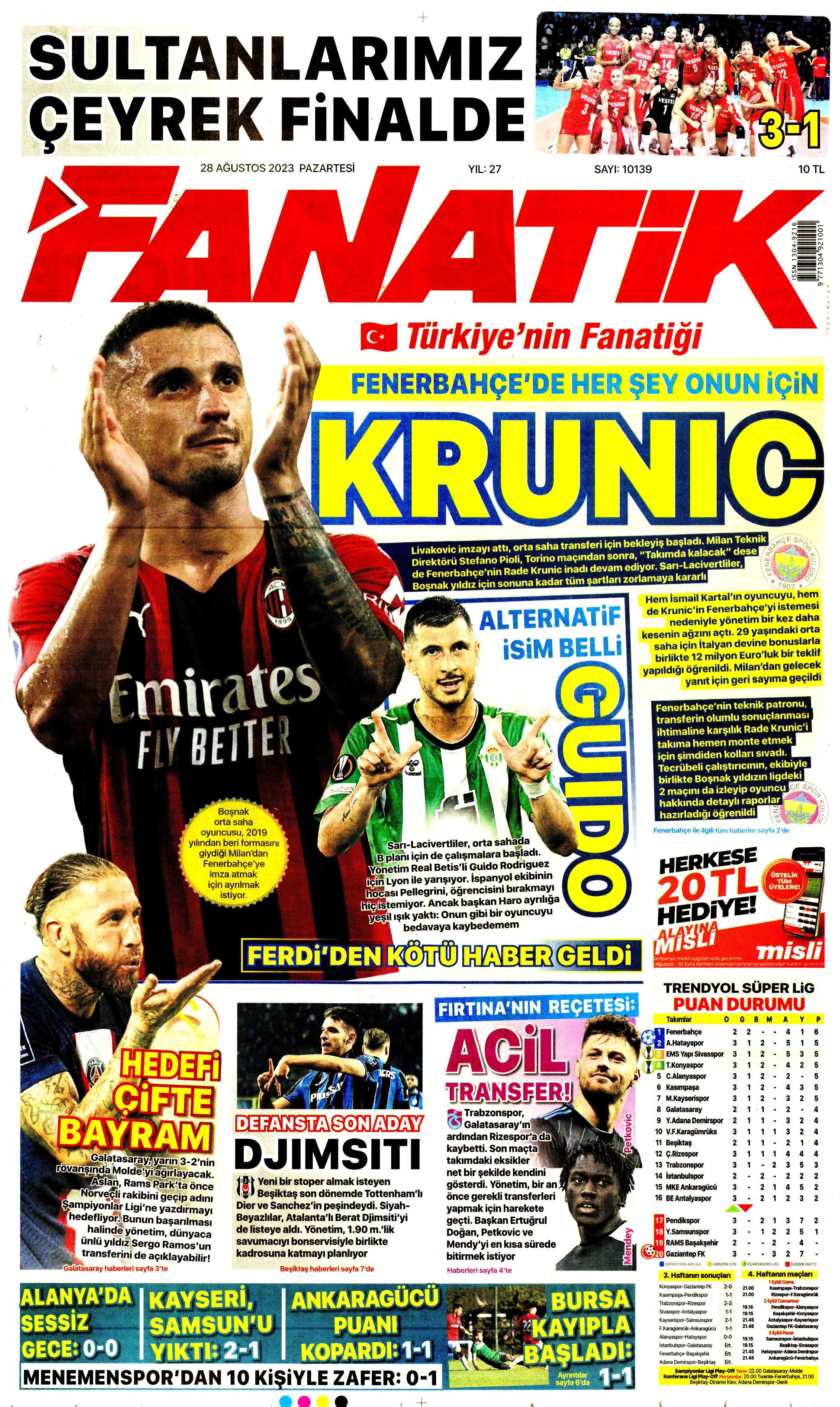 "Ramos'ta sona doğru" | Sporun Manşetleri  - 2. Foto