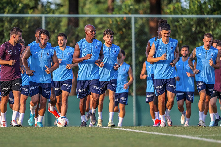 Trabzonspor, St. Gallen maçı hazırlıklarını sürdürdü