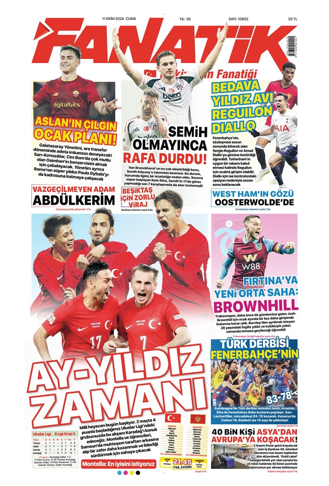 "Mourinho, Alex'i istiyor" | Sporun manşetleri  - 5. Foto