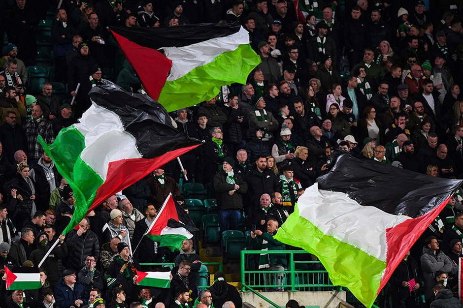 Celtic taraftarı desteğini sürdürüyor: "Filistin bayrağı neden problem oluyor?"