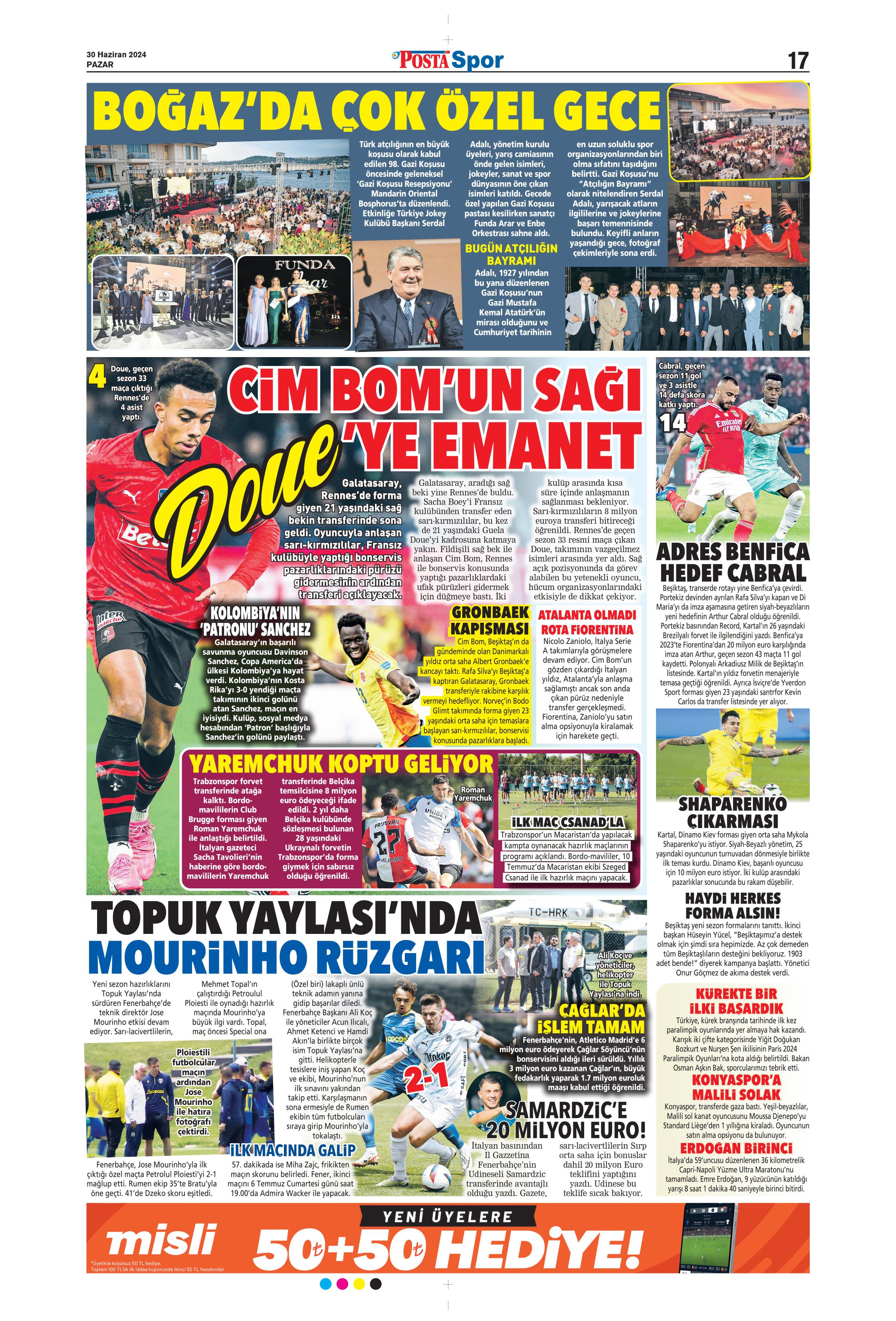 "Galatasaray'dan Goretzka seferi" | Sporun Manşetleri (30 Haziran 2024)  - 29. Foto