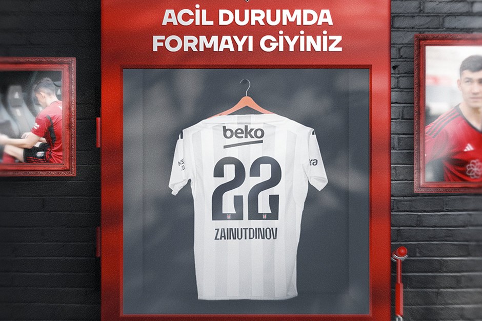 Beşiktaş'tan Zaynutdinov için "acil durum" paylaşımı