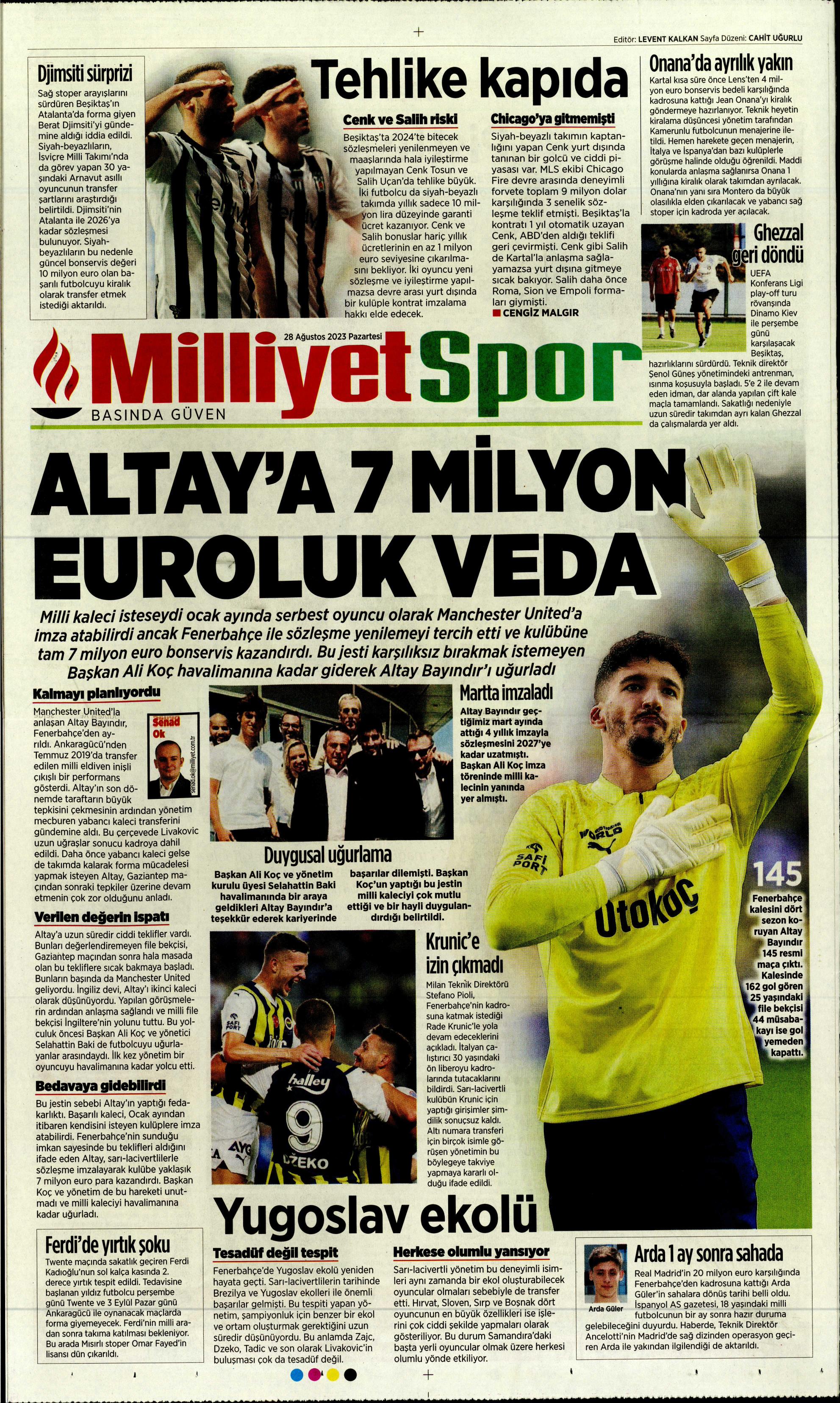 "Ramos'ta sona doğru" | Sporun Manşetleri  - 18. Foto