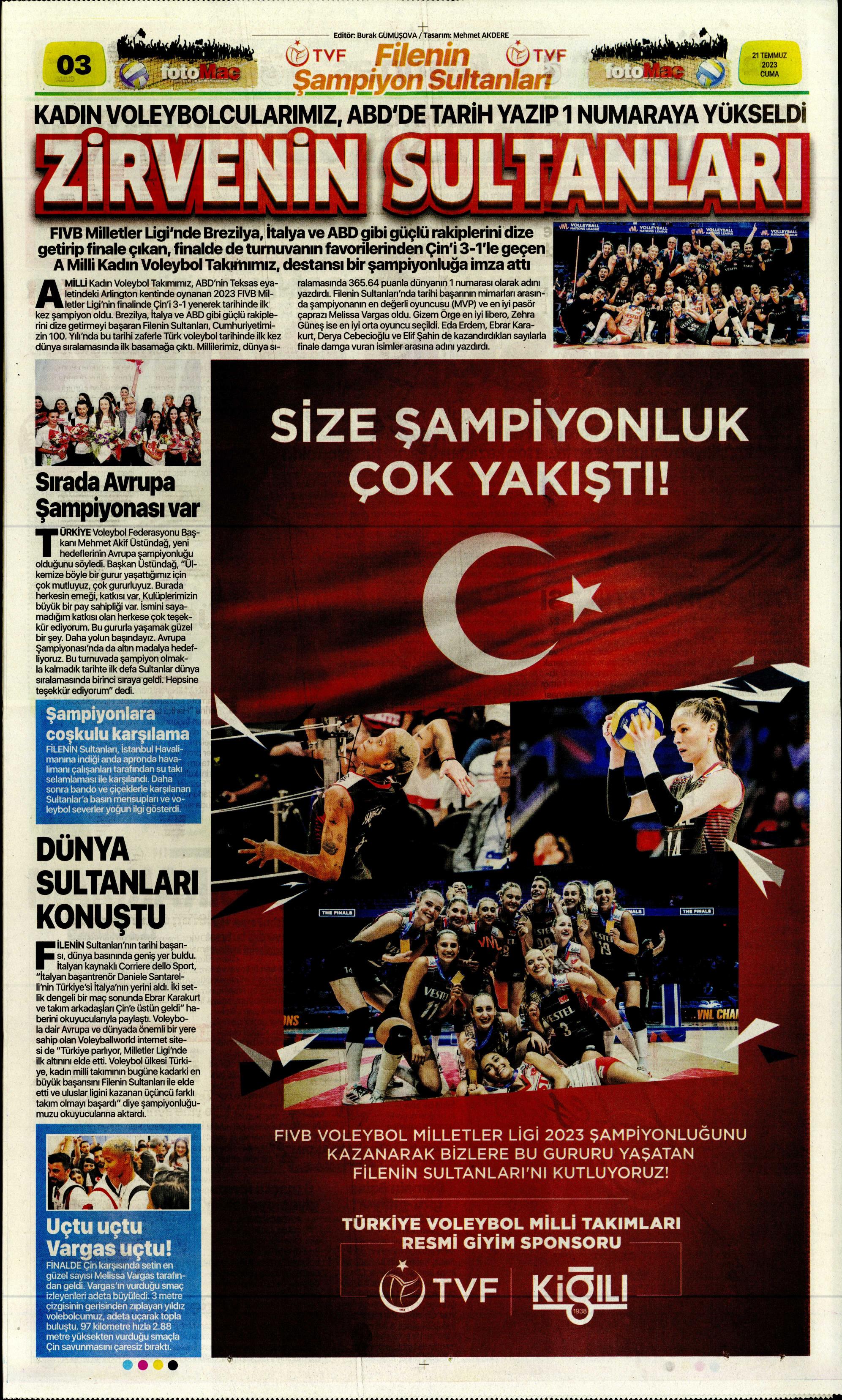 "Zaha için rekor teklif" | Sporun Manşetleri  - 14. Foto