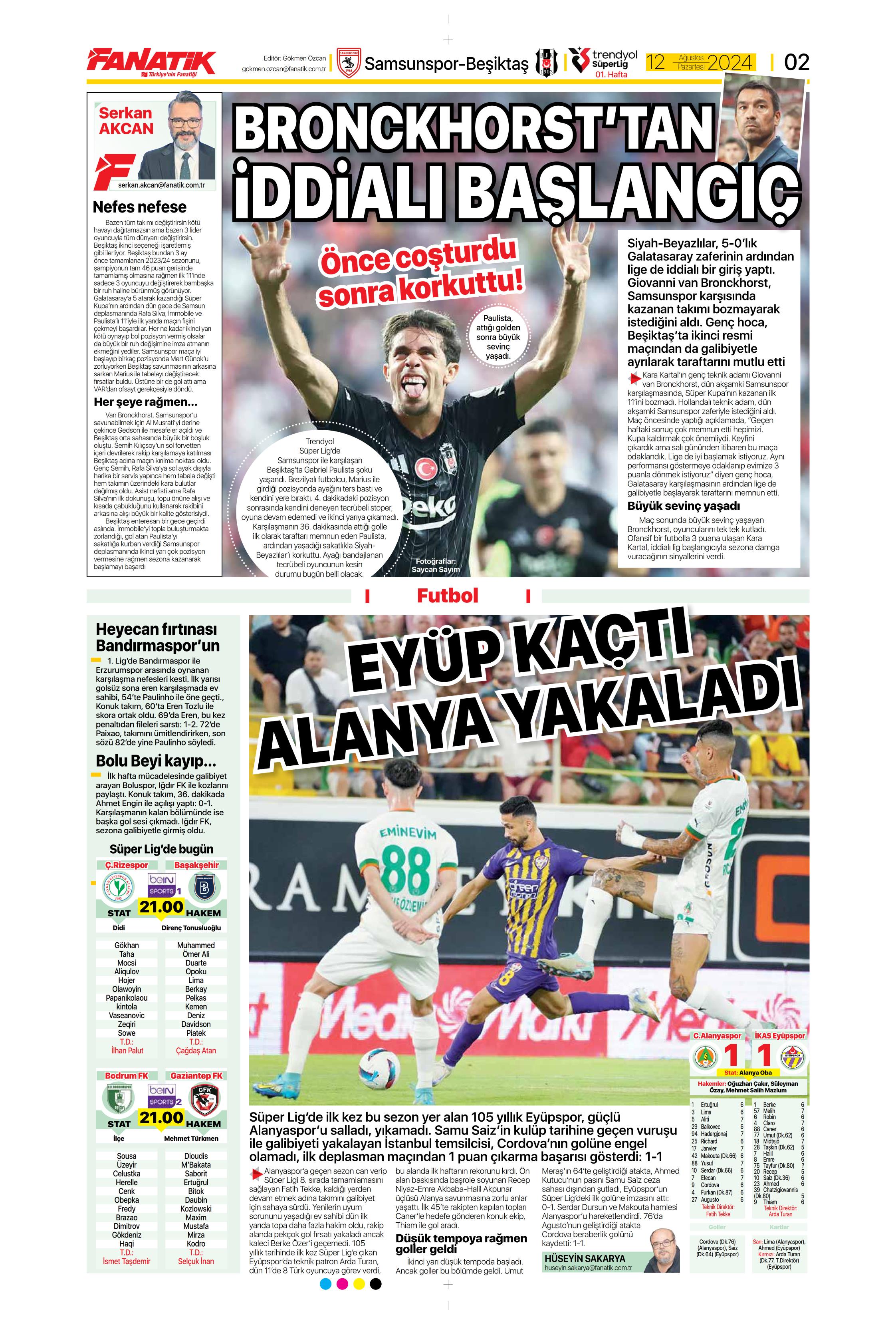 "Fenerbahçe'den 4 isim için İngiltere seferi" | Sporun manşetleri  - 4. Foto