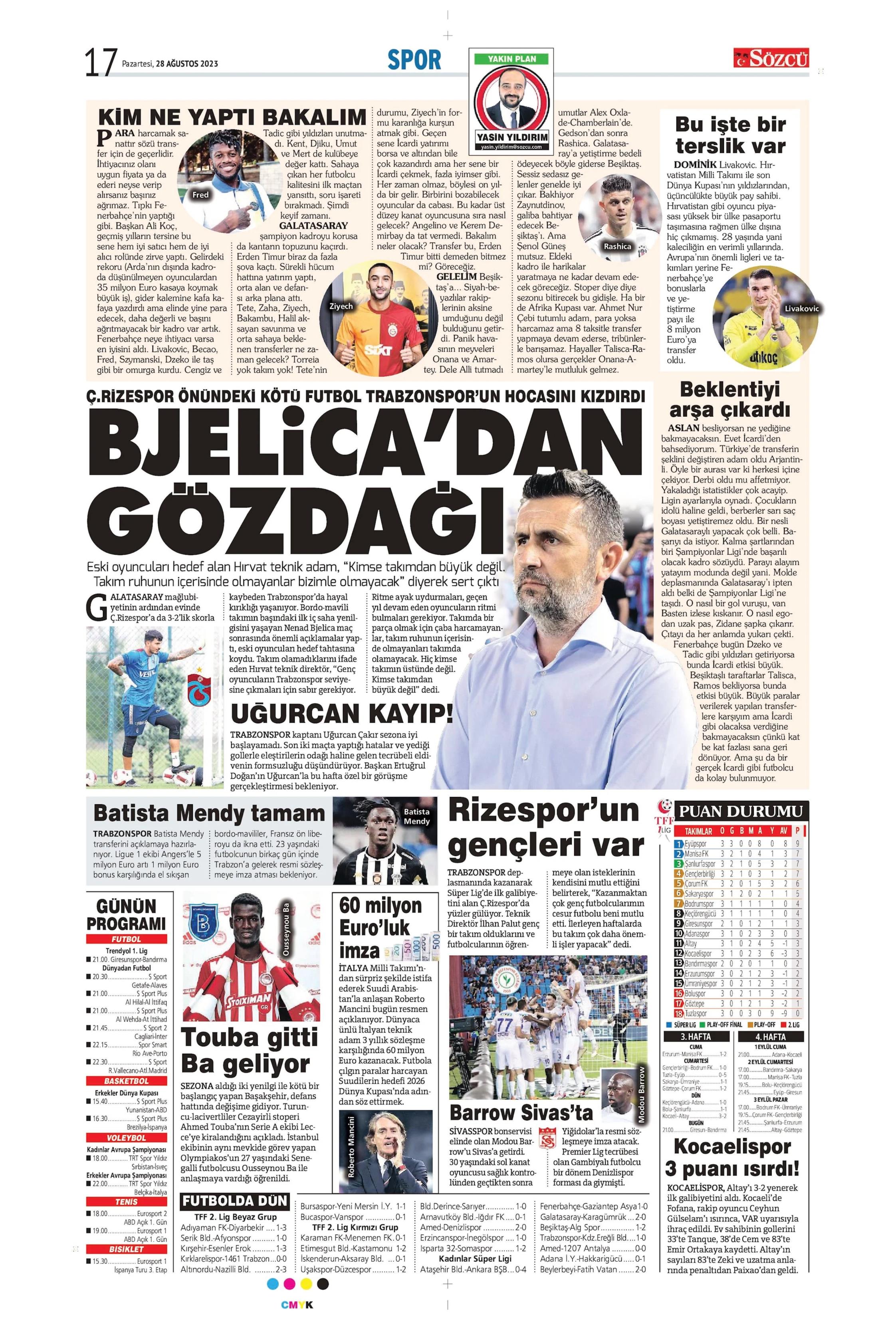 "Ramos'ta sona doğru" | Sporun Manşetleri  - 30. Foto