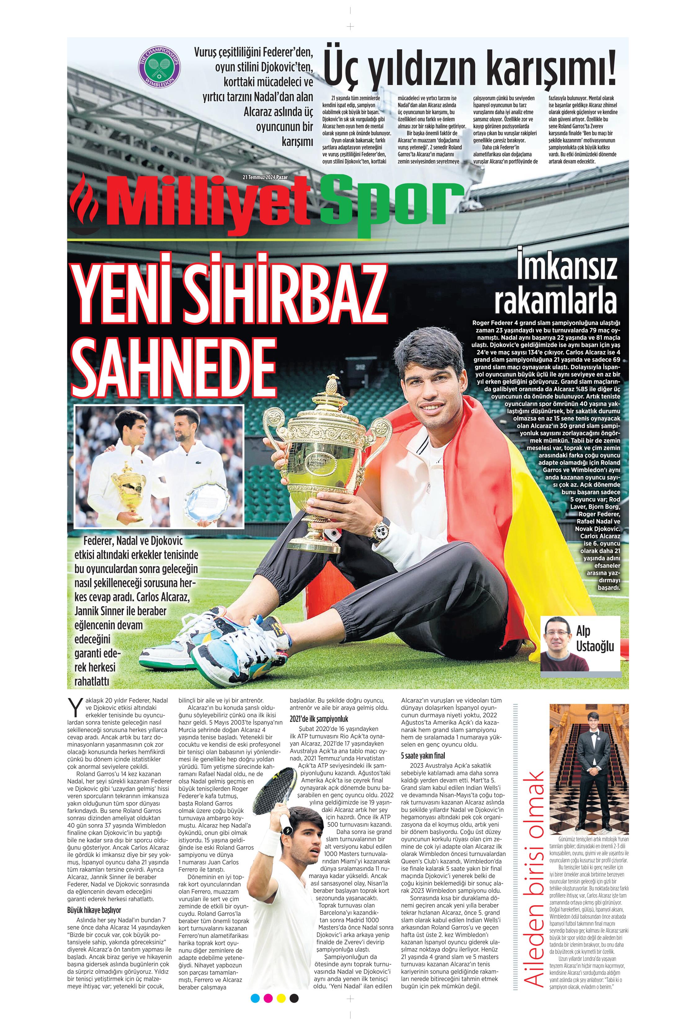 "Fenerbahçe'den Berge hamlesi" | Sporun Manşetleri (21 Temmuz 2024)  - 21. Foto