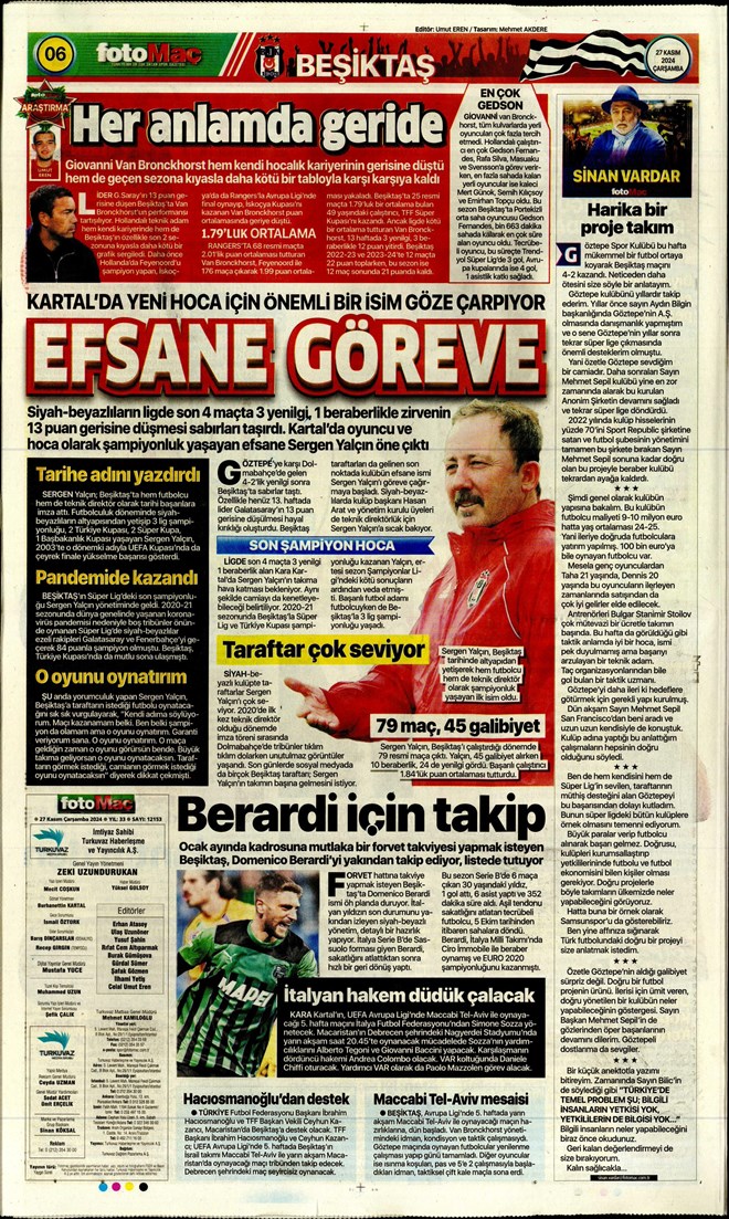 "Merih Demiral Fenerbahçe'ye koşuyor" | Sporun manşetleri  - 13. Foto